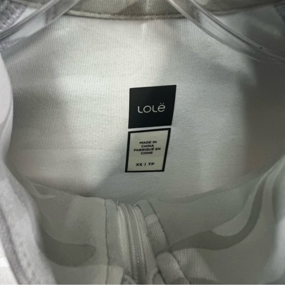 Lole Womens Gray Camo Essential Up Full-Zip Cardigan Jacket - size XS - Picture 5 of 9